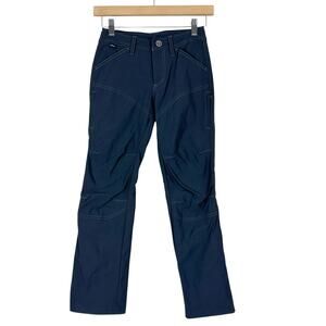 Kuhl Renegade Hiking Pants Boys S (7-8) Gray Nylon Pockets Outdoor Gorpcore